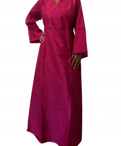 Robe africaine femme longue fuchsia – Élégance et simplicité